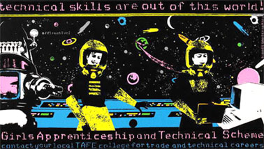'Technical skills are out of this world! Girls Apprenticeship and Technical Scheme', 1985. 
