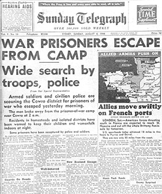 Daily Telegraph 4 August 1944. AWM