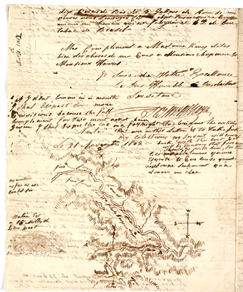 Barrallier's letter to Gov King, 1802, p4. Courtesy Mitchell Library, State Library of NSW