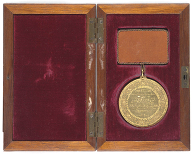 De Boos Medal, 1881. Courtesy of the State library of NSW