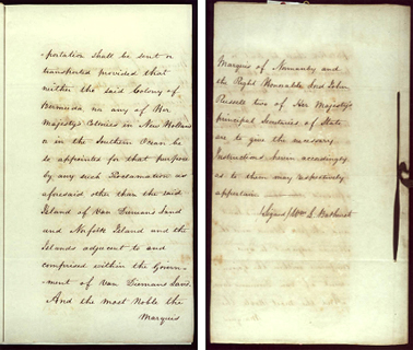 Order-in-Council ending transportation to New South Wales, 22 May 1840 SRNSW pp9-10