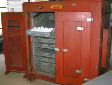 Egg incubator, c.1920 - 30s, Photograph Wollondilly Heritage Centre