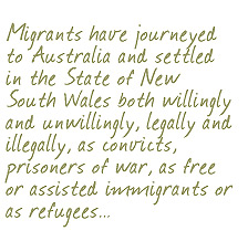 NSW Migration Heritage Centre - Manager's Message