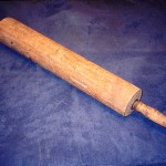 Henny: "This rolling pin was used by my husband at the Spring Hill bakery near Orange. Baz, our son, says, 'it was part of the goods and chattels of the bakery when we bought it. I can still see Dad with his big hands.' "