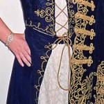 The Hungarian national costume worn by Yolanda Takacs' granddaughter, Joanna Morcom.
