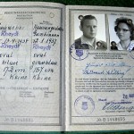 "This is my husband's German passport. I did not have a separate passport as I was included on his passport as his wife."