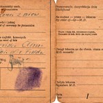 "This is my husband's Polish identity card with his thumbprint."