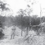 Miners at Lightning Ridge c.1910. Lightning Ridge Historical Society