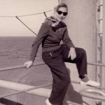 My Grandmother, Paula  Maly, on board the “Fairsea”