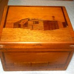Wooden box containing glass plates, c.1915 – 1918. Dubotzki collection, Germany