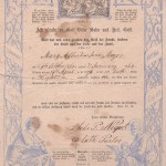 Lutheran Confirmation Certificate, 1863. Courtesy Museum of the Riverina