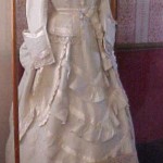 Holbrook silk wedding gown, c.1874. Courtesy of the Museum of the Riverina