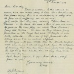 Internee’s letter to relatives in South Australia, c.1916. Liverpool Regional Museum collection, Photograph Stephen Thompson
