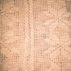 That was a crochet bedcover my maternal grandmother was making for me [for] more than a year. She would do it at a good speed every afternoon. I remember seeing her do that. She wanted to leave behind something for us. It is very precious to me.