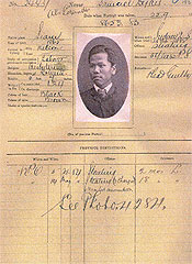 Jail record of Samuel Dykes, alias Robert Lorando