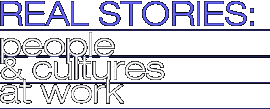 Real Stories: People & Cultures at Work logo