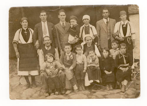 Photo: Riste Belcev (second from left, back row), from Capari, Bitola