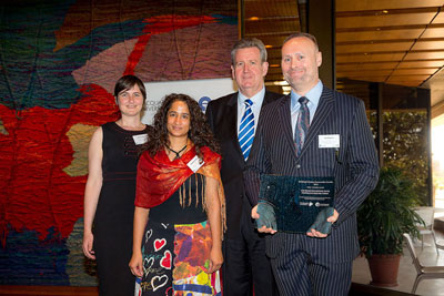 Building Inclusive Communities Award - MHC Team with Barry O'Farrel