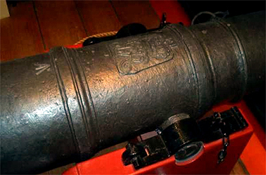 <em>Endeavour</em> cannon, circa 1750s