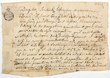 Joseph Dagelet's letter to William Dawes, p3, c.1788. Courtesy State Library of NSW