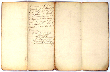 Draught Instructions for Governor Phillip, 25 April 1787