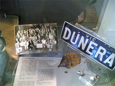 Dunera Boys ephemera. Photograph Stephen Thompson