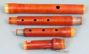 Single key boxwood flute c.1830s. PHM