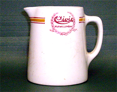 Civic Café milk jug. Photograph Joanna Boileau