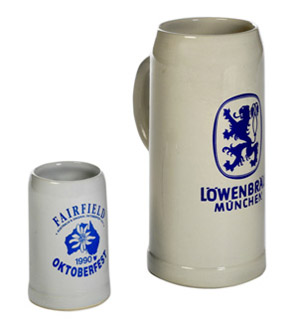 Fairfield Oktoberfest beer steins 