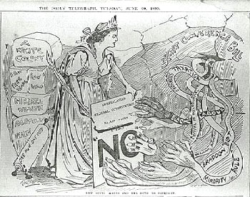 Anti Federation cartoon 1899