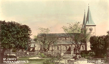 St Johns Church, Parramatta, c.1900 SLNSW