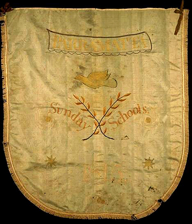 St Johns Church, Parramatta, Sunday school banner c.1815 NLA