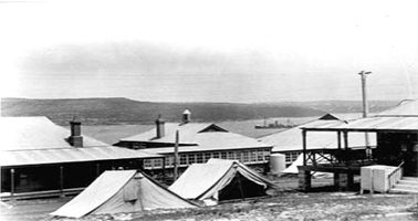 Buildings and Tents, North Head Quarantine Station c.1900 NAA: C535, 5a 