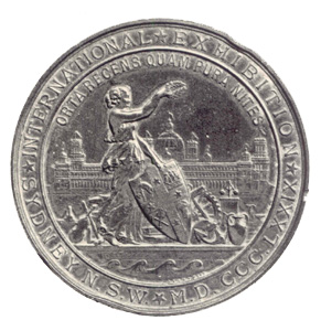 Sydney International Exhibition Bronze Medal 