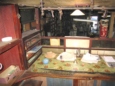 The Orders Booth, circa 2006. Photograph by Stephen Thompson