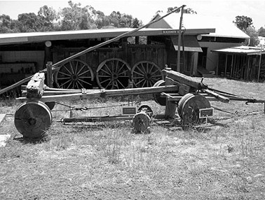 Timber jinker, c. 1900