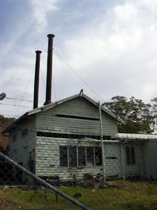 Laundry, one of three buildings remaining on site since 1950s