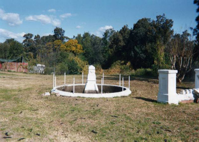 Remnants of the former ornate garden of the Von Heiden residence, Carramar