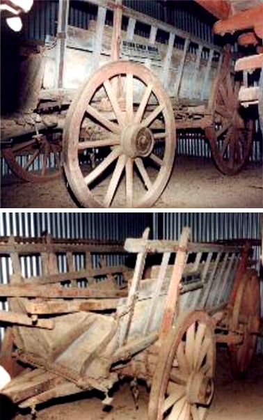 Funk Wagon in the Jindera Pioneer Museum. Image courtesy of the Jindera Museum