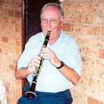 "I played this old clarinet in Holland. It no longer can be played but I've kept it for sentimental reasons."