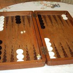 "The backgammon set was brought to Australia by my father on our migration journey. He played backgammon regularly in Egypt."