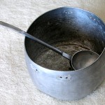 "I paid 100 marks for this saucepan made by German prisoners of war and they threw in the soup ladle for good measure."