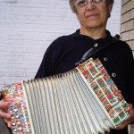 Rosina Benvenuto with her Organetto  (piano accordion)