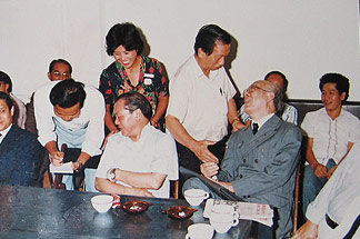 "I was seeking support from the Chinese community for my election campaign in 1988. The Chinese community were euphoric; they feel they have been discriminated in the past, very looked down. I called this meeting [with] 30-40 people there, all community leaders, all men. In those days, the Chinese [treated] women second class. However because [of] my credentials they can't look down on me - getting an education is so important. On the other hand they don't feel threatened because I'm a woman."