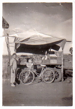 "Dad built a little stall beside the road where we were able to sell all things that he grew. I remember on the first day I made 17 shillings and sixpence ($1.75 in today's money). That was a good day's work. The Australian people were so good to me, they were patient, and tried [to] teach me a few words. I communicated with my hands until I learnt a little English. "