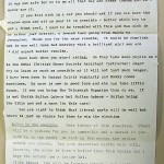 "I was at boarding school in England and can remember rushing in to see if I had a letter and being very excited to receive this from my father. I have always been interested in politics. In the letter the English Liberal Party is mentioned - I must have made a comment about them in my previous letter."