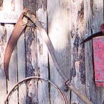 "The blade of the scythe was brought to Australia by my father Mikolaj from Germany where he had been a prisoner of war and later a Displaced Person. He used it extensively on our small acreage at Huntley."