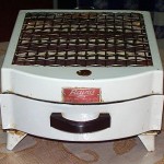 "I mistakenly bought the plate warmer to cook pasta at Cabramatta hostel! It is white enamel and has a pull out grill."