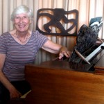 "The piano was purchased in the early 1970s from one of the league clubs and required a complete overhaul. The flute was purchased in Sydney around 2003. It is a lovely instrument and like the one I had when first teaching [at Newcastle Conservatorium of Music]."