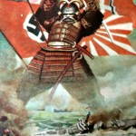 "This propaganda postcard shows the 'Axis' forces – Japan, Germany and Italy. I got it while I was in the army in Italy during the war."